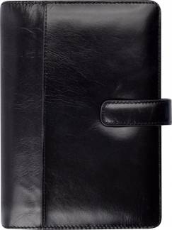 Ugekalender System PP skind sort 9,5x17cm h&oslash;jformat 19 2711 00