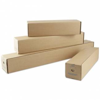 Paprør Master'In firkantede 105x105x700x3mm brun