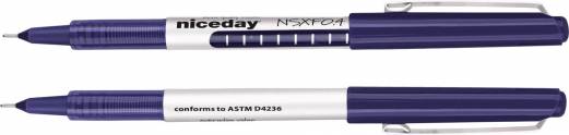 Rollerpen Niceday NP bl&aring; 0,4mm stregbredde 0,3mm