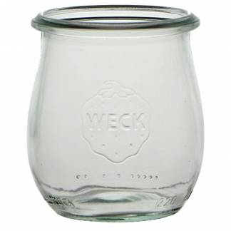 Patentglas Weck Tulip 220ml Ø60xh80mm uden låg