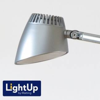 Bordlampe LightUp by Matting Napoli silver