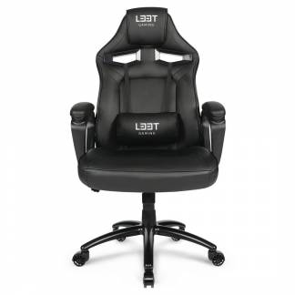 Kontorstol Extreme L33T PU sort Gaming Mid Level