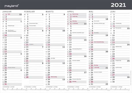 Kontorkalender A3 Moderne 42x30cm 21 0631 00
