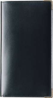 Indexplanner m/tlf.reg. 9x17cm skind sort 21 0921 00