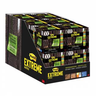 Post-it blok Extreme ass. 76x76mm 3blk/sæt 6sæt/pak