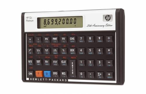 HP 12CPL financial calc. Platinum