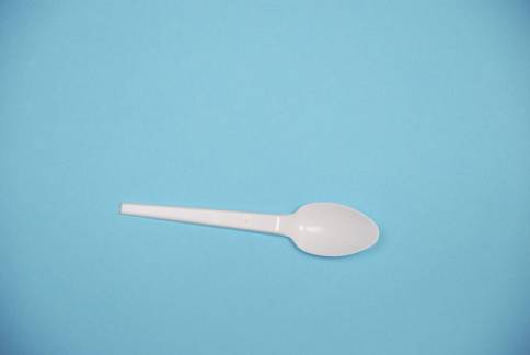 &AElig;ggeske / teske plastik 12cm 1073 200stk/pak