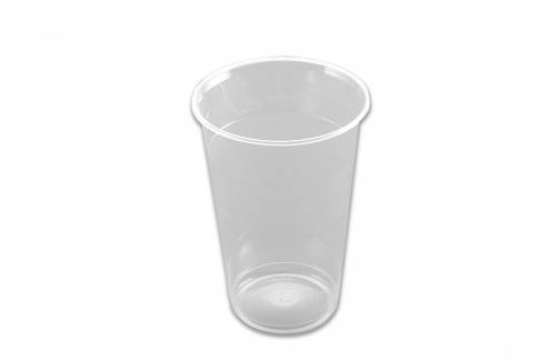 Plastikglas bl&oslash;d 30cl PP 50stk/ps total 40cl &oslash;84x120mm