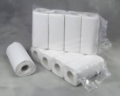 K&oslash;kkenrulle Eurosoft 2-lags hvid 18m 24801 32rul/pak