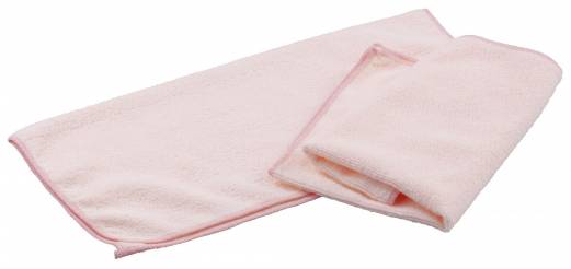 Microfiberklud Cleanline r&oslash;d 32x32cm 10stk/pak