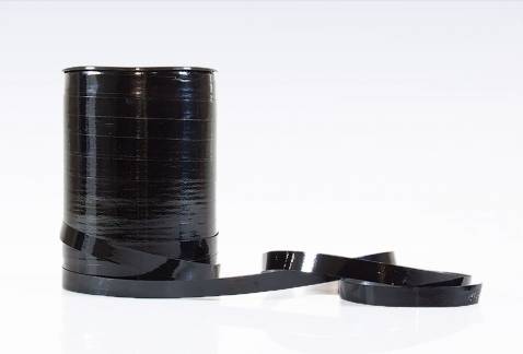 Gaveb&aring;nd metallic sort 10mmx250m nr. 23