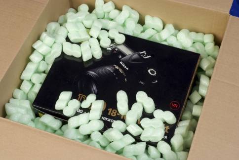 Flo-pak pakkefyld gr&oslash;n antistatisk 500l/ps