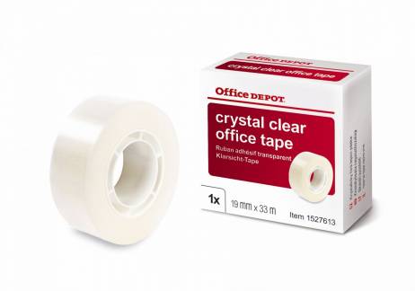 Tape Office DEPOT PP 19mmx33m Crystal klar 1527613