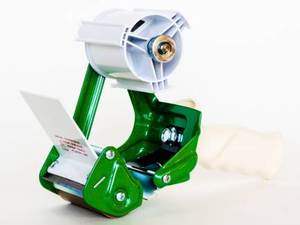 Tapedispenser T30R75 75mm h&aring;nddispenser gr&oslash;n