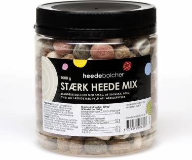 Bolcher st&aelig;rk Heede mix Heede Bolcher 1kg/pak