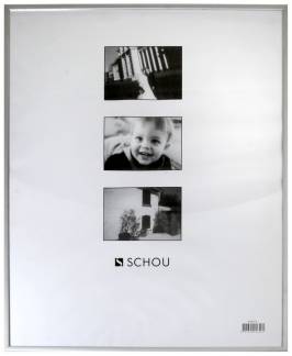 Ramme aluminium/plexi. 21x30cm