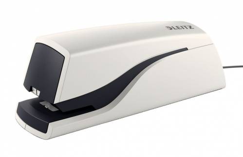 H&aelig;ftemaskine Leitz 5532 elektrisk 10ark hvid