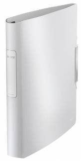 Ringbind Leitz Style plast A4 4DR 30mm arktisk hvid