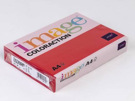 Kopipapir Image Coloraction A4 80g r&oslash;d 29 500ark/pk