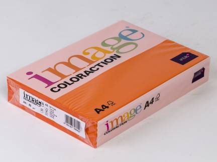 Kopipapir Image Coloraction A4 80g m&oslash;rk orange 48 500ark/pk