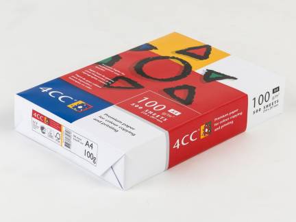 Kopipapir 4CC A4 250g t/farve kopi/InkJet/laser 200ark/pak (5 pakker pr. kasse)