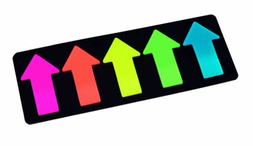 Indexpile Info neon 25x45mm 5x25stk/pak