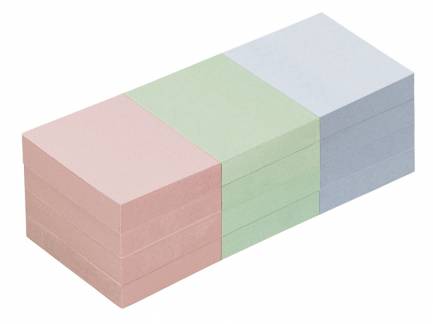 Notes Info 4x3 farver 50x40mm 12blk/pak