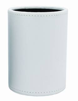 Penneholder hvid kunstskind 80x120mm