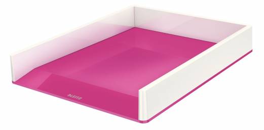 Brevbakke Leitz WOW tofarvet pink metallic