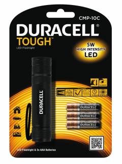 Lommelygte Duracell Though CMP10C LED incl. 3 AAA batt.