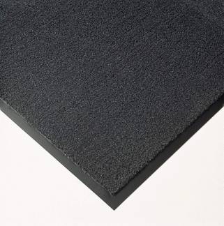 Måtte Solett 60x90cm 8mm m/kantliste PP/vinyl grå