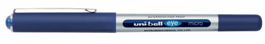 Rullekuglepen uni-ball EYE UB-150 micro 0,2mm bl&aring;