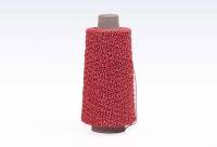 Bomuldsgarn r&oslash;d/hvid LUX ca.  0,9mmx450m