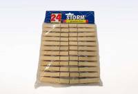 T&oslash;jklemme, tr&aelig; stor 24 stk.