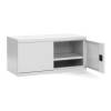 Opbevaringsskab i stål - SMK 470x800x435 mm Grå