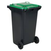 Affaldsbeholder 240l grønt låg