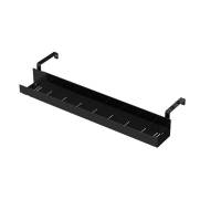Kabelbakke Slim justerbar Sort
