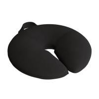 Siddepude Donut, Ø400 mm, sort tekstil