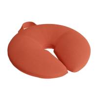 Siddepude Donut, Ø400 mm, rødt tekstil