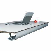 Kabelbakke Halfpipe Bord Alugrå
