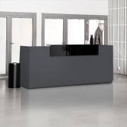 Reception Libra Antracit 2600mm Hæve-sænkebord