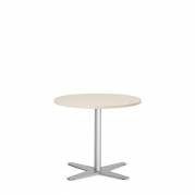 Bord Amy Ø650mm H565mm Birk laminat Alugråt understel