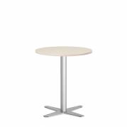Bord Amy Ø650mm H735mm Birk laminat Alugråt understel