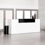 Reception Libra Komplet Hæve-sænkebord 2600mm Hvid DPL