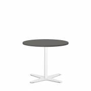 Bord Amy Ø650 H565mm Antracit laminat Hvidt understel