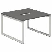 Studie-/Kontorbord DNWS S 2x1200x600mm Antracit/RAL9006