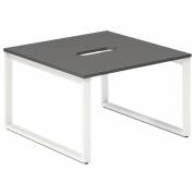 Studie-/Kontorbord DNWS S 2x1200x600mm Antracit/RAL9016