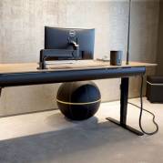 Kabelbakke Halfpipe for bord sort