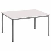 Bord Combi 1200x800mm hvid på alugråt understel
