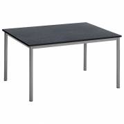 Bord Combi 1200x800 mm Sort mønster på alugrå understel